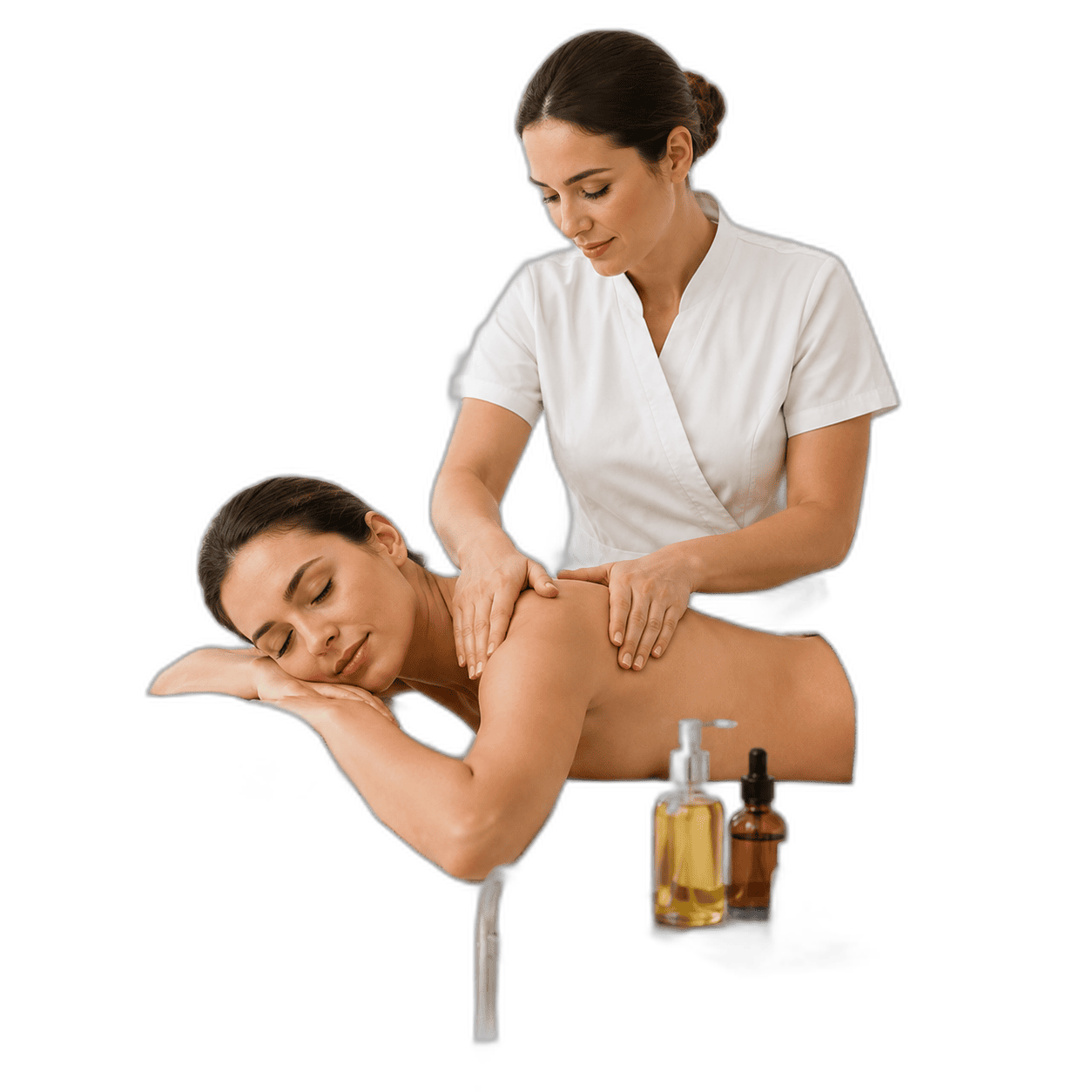 Masaje terapéutico en spa médico